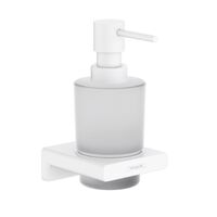 Дозатор рідкого мила, підвісний Hansgrohe AddStoris, Matt White (41745700)