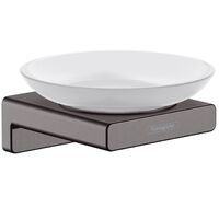 Мильниця підвісна Hansgrohe AddStoris, Brushed Black (41746340)