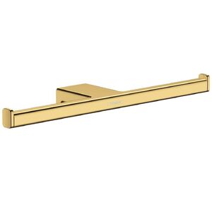 купить Тримач туалетного паперу Hansgrohe AddStoris подвійний, Polished Gold Optic (41748990) недорого
