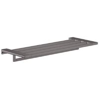 Полиця з рушником утримувачем Hansgrohe AddStoris 63.0/64.8 x 24.8 см, чорний матовий хром (41751340)