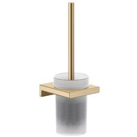 Щітка для унітазу Hansgrohe AddStoris підвісна, Brushed Bronze/скло (41752140)