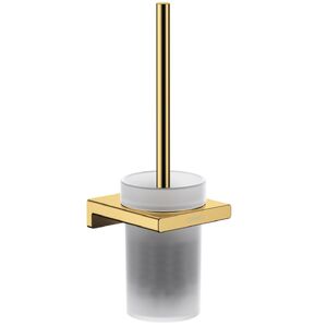 купить Щітка для унітазу настінна Hansgrohe AddStoris, Polished Gold Optic (41752990) недорого