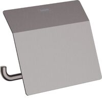 Тримач туалетного паперу Hansgrohe AddStoris закритий, Brushed Black (41753340)