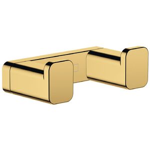 купить Гачок подвійний Hansgrohe AddStoris 3,6х1,6x6,6 см, Polished Gold Optic (41755990) недорого