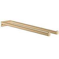 Полотенцедержатель Hansgrohe AddStoris 44,5 см, подвійний, Brushed Bronze (41770140)