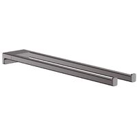 Полотенцедержатель Hansgrohe AddStoris 44,5 см подвійний, Brushed Black Chrome (41770340)