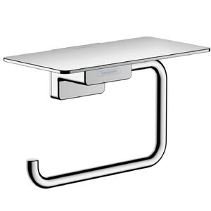 купить Тримач туалетного паперу Hansgrohe AddStoris з поличкою, Chrome (41772000) недорого