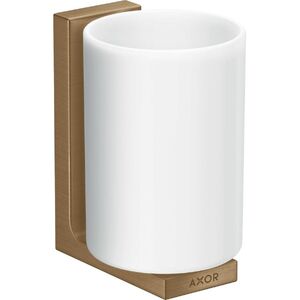 купить Склянка підвісна AXOR Universal Rectangular, Brushed Bronze (42604140) недорого