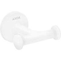 Гачок подвійний Axor Universal Circular, 8.3х2.3x8.2 см, Matt White (42812700)