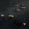 Щітка для унітазу настінна AXOR Universal, Polished Gold Optic (42835990)