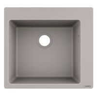 Кухонна мийка Hansgrohe S510-F450 560х510, Concretegrey (43312380)