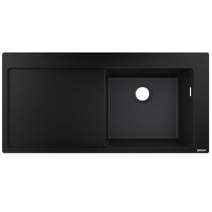 купить Кухонна мийка Hansgrohe S514-F450 1050х510 поличка зліва, Graphiteblack (43314170) недорого