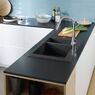 Кухонна мийка Hansgrohe S51 S510-F635 770х510 на 2 чаші 80/450, graphiteblack (43315170)