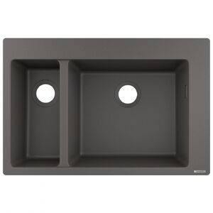 купить Мийка кухонна Hansgrohe S510-F635 770х510 на 2 чаші 180/450, Stonegrey (43315290) недорого
