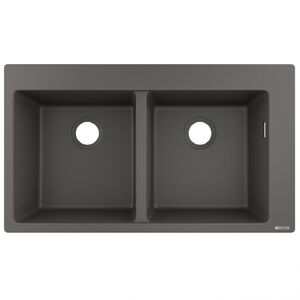 купить Мийка кухонна Hansgrohe S510-F770 770х510 на 2 чаші 370/370, Stonegrey (43316290) недорого