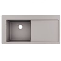 Кухонна мийка Hansgrohe S5110-F450 1050х510 поличка праворуч, Concretegrey (43330380)