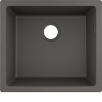 Кухонна мийка Hansgrohe S510-U450 під стільницю 500х450, Stonegrey (43431290)