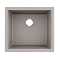 Кухонна мийка Hansgrohe S510-U450 під стільницю 500х450 мм, Concretegrey (43431380)