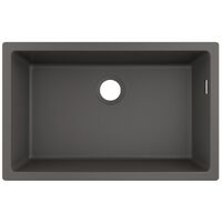 Кухонна мийка Hansgrohe S510-U660 під стільницю 710х450, Stonegrey (43432290)