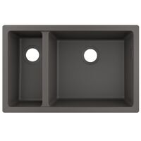 Мийка кухонна Hansgrohe S51 S510-U635 під стільницю 180/450, Stonegrey (43433290)