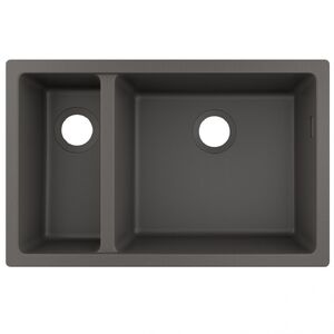 купить Мийка кухонна Hansgrohe S51 S510-U635 під стільницю 180/450, Stonegrey (43433290) недорого