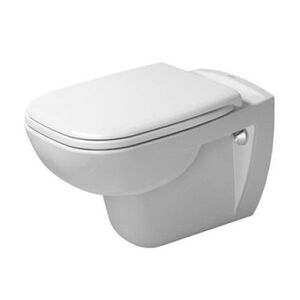 купить Унітаз підвісний з кришкою Duravit D-Code Rimless 565x400х450 мм, білий (45700900A1) недорого