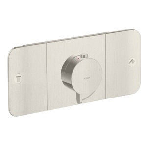 купить Термостат для 2-х споживачів AXOR One зовнішня частина, Stainless Steel Optic (45712800) недорого