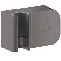 Шланговое під'єднання AXOR Fixfit Porter One з власником, brushed black chrome (45723340)