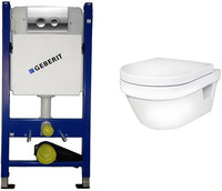 GUSTAVSBERG 5G84HR01 + 458.121.21.1 GEBERIT Инсталляция с Унитазом 5G84 Hygienic Flush +  сиденье Soft Close 458.161.21.1+5G84 Комплект Клавиша Хром