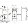 Villeroy&Boch 458.161.21.1 + 4611R001 Venticello Direct Flush унитаз подвесной + сиденье к унитазу Slimseat S/C + Комплект 4-в-1 GEBERIT 458.161.21.1