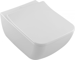 купить Villeroy&Boch 4611R001 VENTICELLO унитаз подвесной+9M79S101 Venticello Сиденье с крышкой SlimSeat с функцией Quick Release и Soft Closing недорого