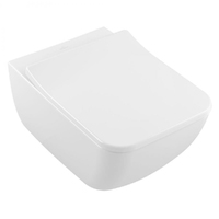 Унітаз підвісний Villeroy & Boch Venticello, Rimless, з кришкою Soft close (4611RS01)