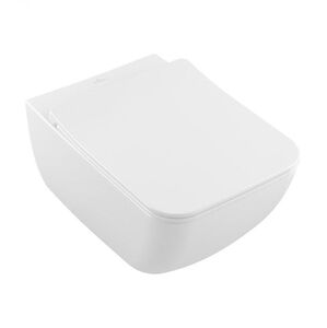 купить Унітаз підвісний Villeroy & Boch VERITY LINE з кришкою SlimSeat і швидкознімним кріпленням, білий (4615RL01) недорого