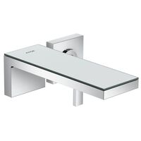 Змішувач для умивальника AXOR MyEdition 221 на 2 отвори, хром / дзеркальне скло (47062000)