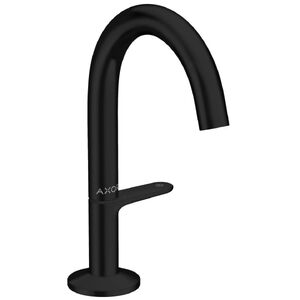 купить Змішувач для умивальника AXOR One Select 140 з донним клапаном push-open, Matt Black (48010670) недорого