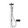 Душова система AXOR One Showerpipe 280 1jet прихованого монтажу, Matt Black (48790670)