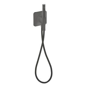 купить Душовий набір Porter Axor Citterio C 120х120 см з лійкою 2 jet та шлангом Textile 1.6, Brushed Black Chrome (49626340) недорого