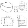 Туалет для инсталляции Geberit iCon 500.784.01.1 безободковый с сиденьем soft-close