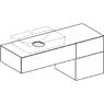 Тумба для накладної раковини Geberit VariForm 135 см, бiлий (501.189.00.1)
