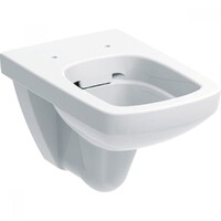 Підвісний унітаз Geberit Selnova Square лійкоподібний, Rimfree, білий (501.458.00.7)