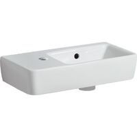Умивальник Geberit Selnova Compact із скороченим вильотом: B=50см, H=15см (АНАЛОГ 501.506.00.7)