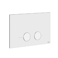 Клавіша змиву для унітазу GESSI Sigma 8/12, подвійна, хром (54611-031)