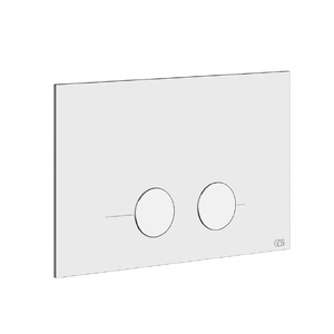 купить Клавіша змиву для унітазу GESSI Sigma 8/12, подвійна, хром (54611-031) недорого
