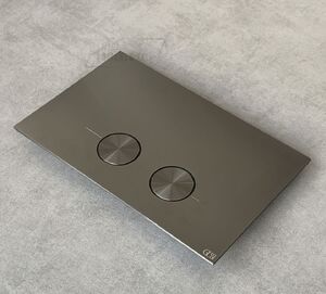 купить Клавіша змиву Gessi Goccia Geberit Sigma 8, Sigma 12, black metal brushed PVD (54611-707) недорого