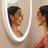 Дзеркало Hansgrohe Xarita Lite S з підсвічуванням LED по периметру 900/30, Matt White (54967700)