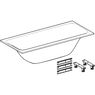 Ванна акрилова Geberit Tawa, slim rim, Duo, з ніжками L=170см, B=75см, білий (554.123.01.1)