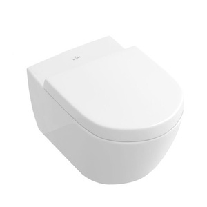 купить Villeroy&Boch 56001001 Унитаз подвесной SUBWAY 2.0  +  9M68S101 Крышка с сиденьем soft clouse  дюропласт недорого