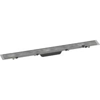 Верхня частина Hansgrohe RainDrain Rock під плитку для душового трапу 700 мм, Brushed Stainless Steel (56030000)