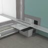 Верхня частина зливу для душу Hansgrohe RainDrain Flex для каналу (пристінний) 700 мм, Brushed Black (56050340)