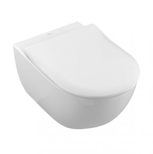 купить Комплект унітазу підвісного Villeroy & Boch Subway 2.0 ViFresh з кришкою Soft Closing Slimseat, білий (5614A101_9M78S101) недорого